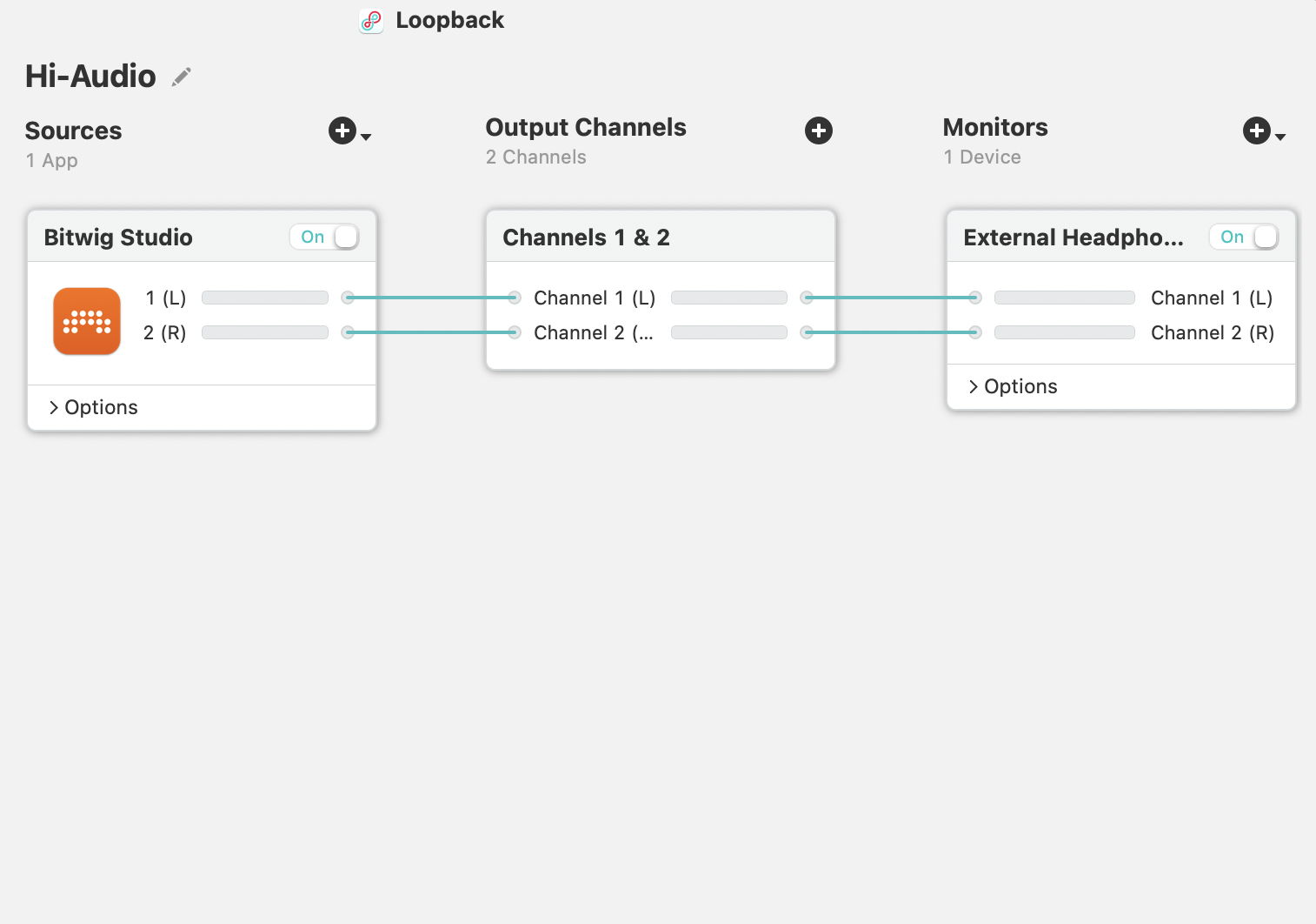 Loopback audio routing from a DAW to Firefox